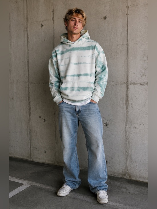 TALENTLESS Other - TALENTLESS Tiger Wash Cotton Tie Dye Pullover Hoodie Size Medium